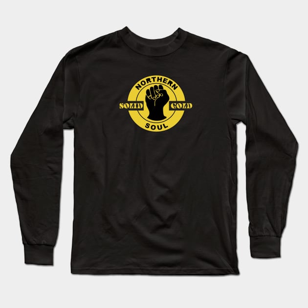 northern soul solid gold Long Sleeve T-Shirt by RussellTateDotCom